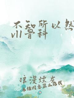 不知所以然h1vl1骨科