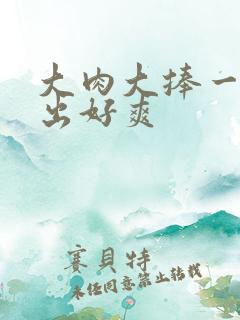 大肉大捧一进一出好爽