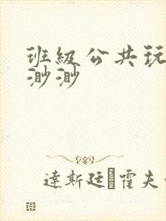 班级公共玩具叶渺渺