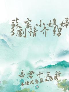 苏家小媳妇1V3剧情介绍