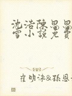 沈浩陈思思秦菲雪小说免费阅读笔下载