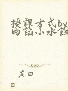 授课方式by 肉馅小水饺