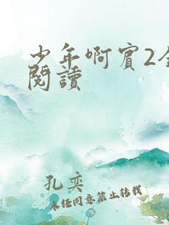 少年啊宾2全文阅读