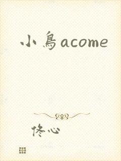 小鸟acome