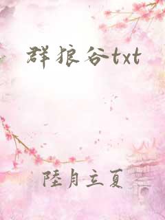 群狼谷txt