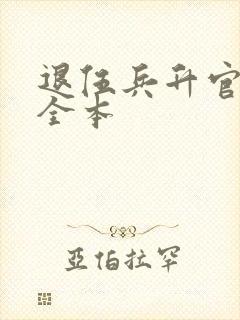 退伍兵升官记 全本