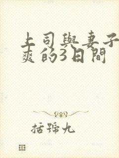 上司与妻子干到爽的3日间