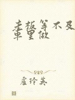 老板等不及了在车里做