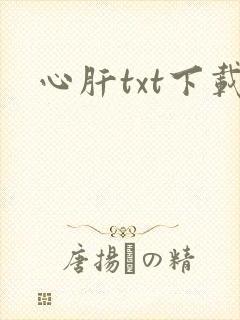 心肝txt下载
