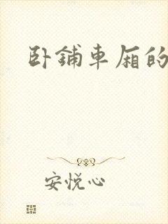 卧铺车厢的艳遇