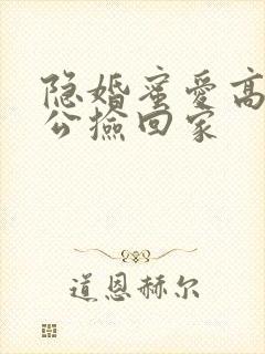 隐婚蜜爱高冷老公捡回家