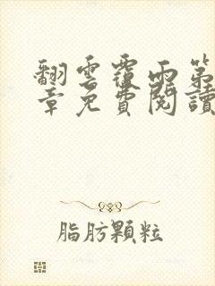 翻云覆雨第71章免费阅读