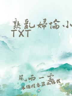 熟乱妇伦小说网TXT