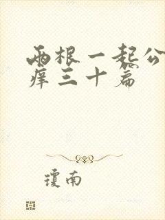 两根一起公憩止痒三十篇