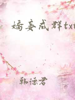 娇妾成群txt