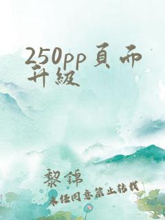 250pp页面升级