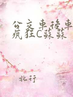 公交车后车座的疯狂C苏苏