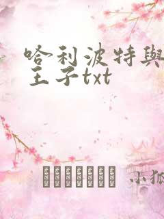 哈利波特与混血王子txt