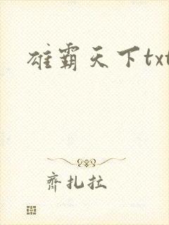 雄霸天下txt