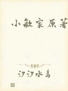 小敏家原著小说