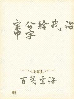 家公给我治疗5中字