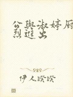 公与淑婷厨房猛烈进出