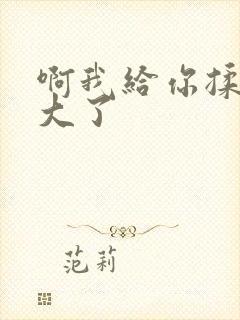 啊我给你揉揉就大了