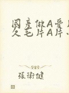 国产做A爱片久久毛片A片小说