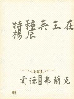 特种兵王在都市杨辰