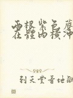 两根紫色蘑菇头在体内横冲直撞