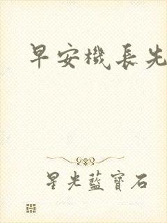 早安机长先生