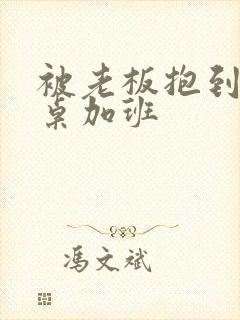 被老板抱到办公桌加班