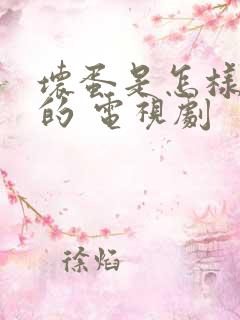 坏蛋是怎样炼成的 电视剧