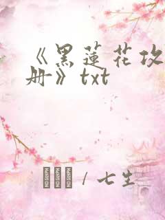 《黑莲花攻略手册》txt