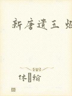 新唐遗玉 燃文