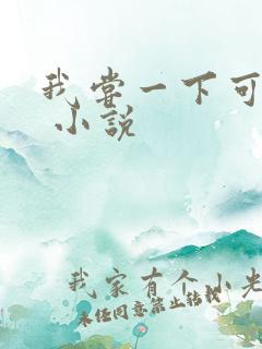 我尝一下可以吗 小说