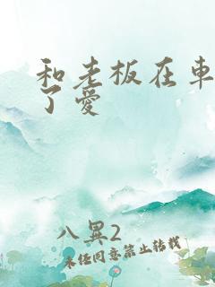 和老板在车里做了爱