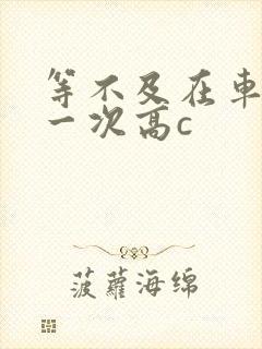 等不及在车里做一次高c