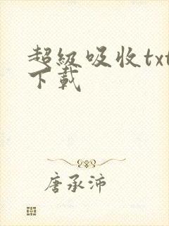 超级吸收txt下载