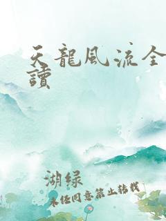天龙风流全文阅读