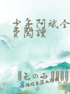 少年阿斌全文免费阅读