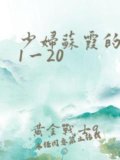 少妇苏霞的沉沦1一20