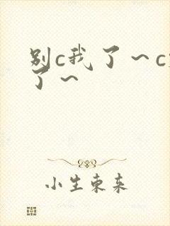 别c我了～c烂了～