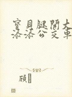 宝贝腿开大点我添添公交车