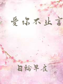 爱你不止言语