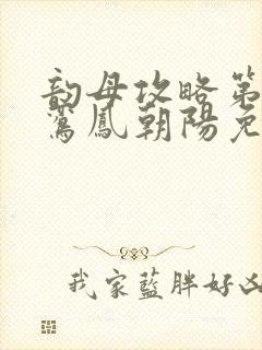 韵母攻略第二部鸾凤朝阳免费阅读