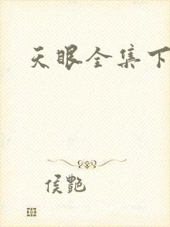 天眼全集下载
