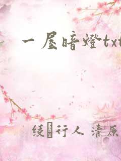 一屋暗灯txt