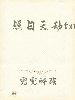 照日天劫txt