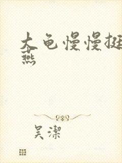 大龟慢慢挺进张燕